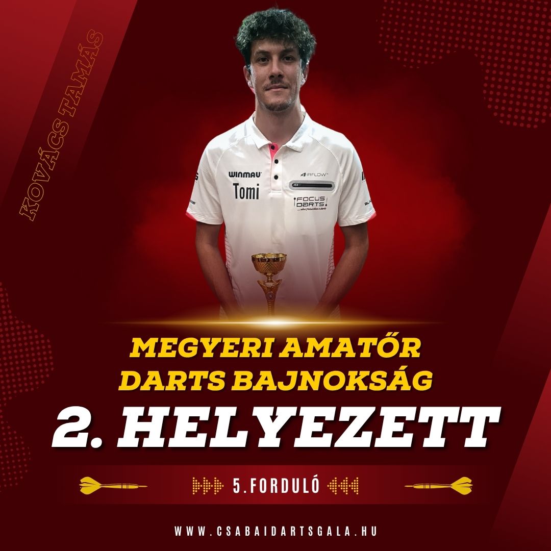Kovács Tamás, második helyezett amatőr